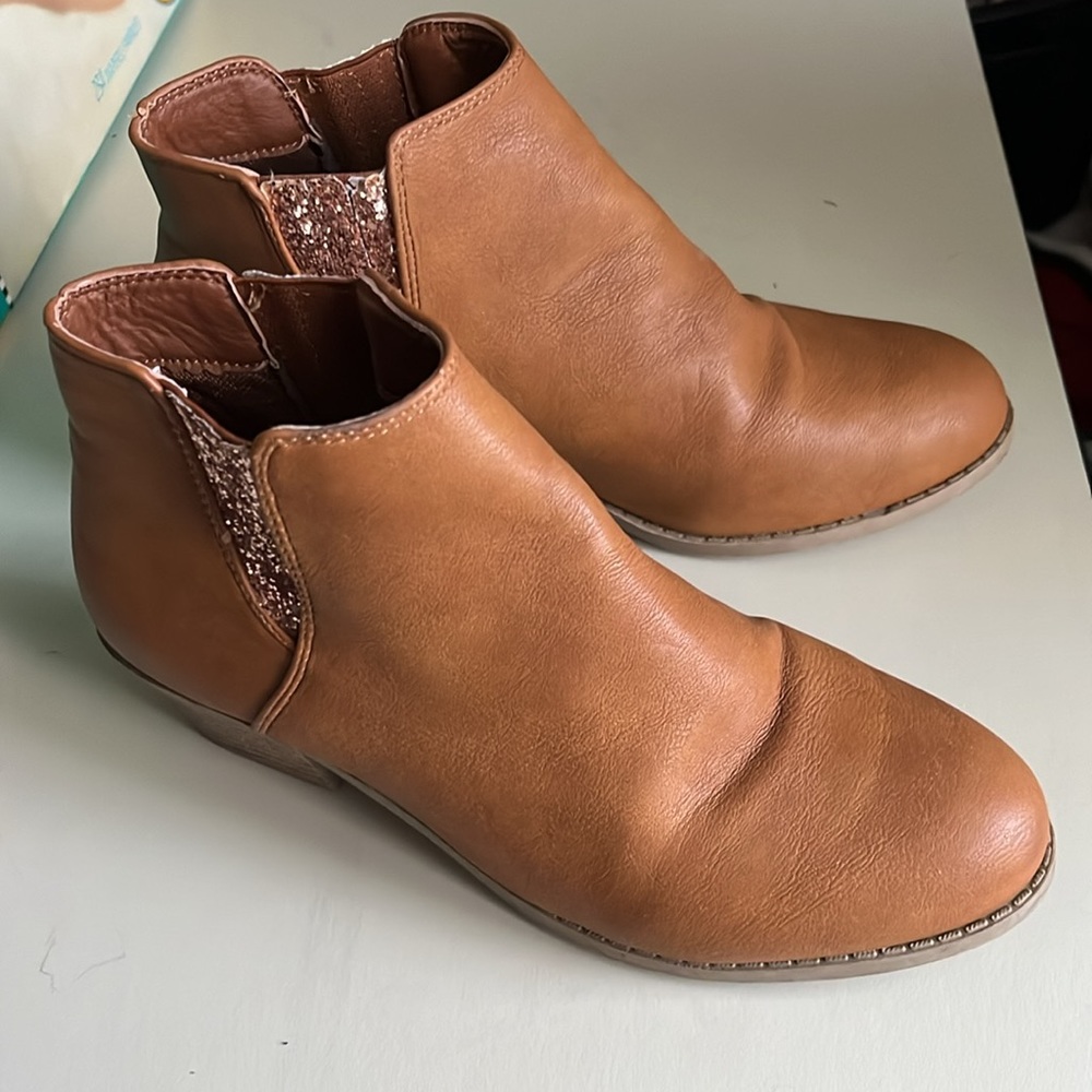 Steven Ella Brown Healed Boots Size 7.5